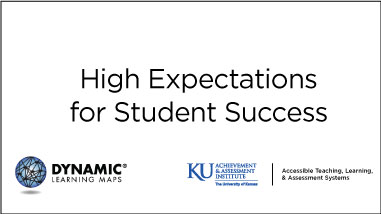 video thumbnail for the High Expectations for Student Success video